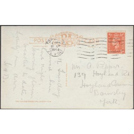 The Front, Torquay, Devon, 1949 - RA Series RP Postcard