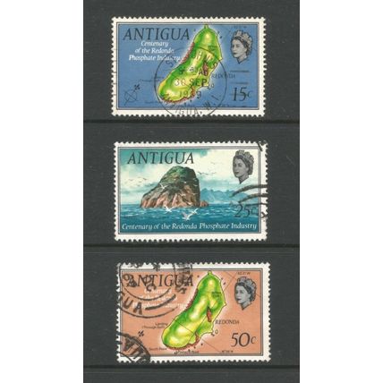Antigua 1969 Redonda Phosphate, used set. SG249-251
