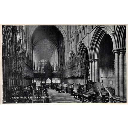 Postcards Cathedral interiors. Job lot