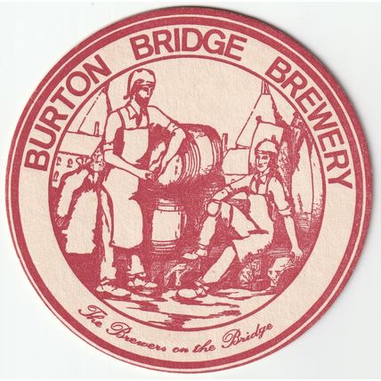 BEER MAT - BURTON BRIDGE BREWERY - TRADITIONAL BEERS - (Cat No 001) - (1982)