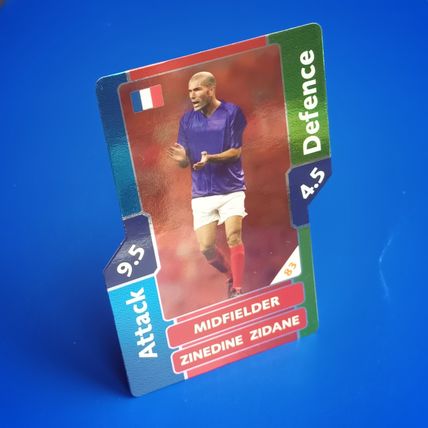 2006 World Cup Match Attax Zinadine Zidane FRANCE #83