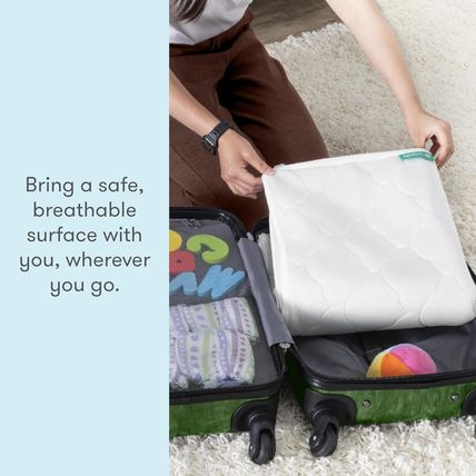 Newton Baby Waterproof Crib Mattress Pad | Ultra-Breathable Quilted Layer for Co