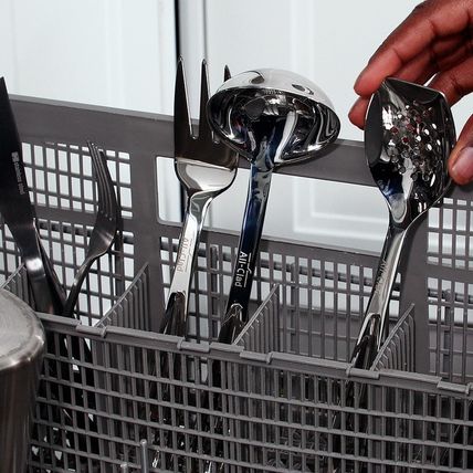 All-Clad Specialty Stainless Steel Kitchen Gadgets 5 Piece Tool Set with Caddy K