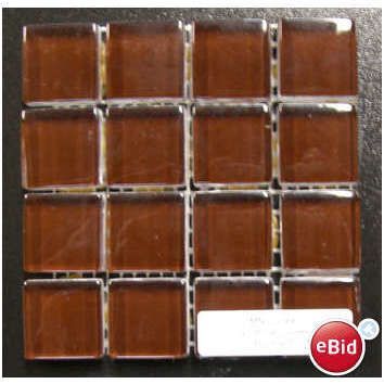 Polished Glass Mosaic - Brown