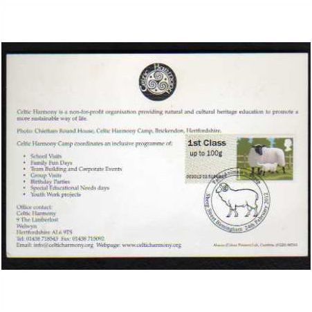 2012 1ST 'POST & GO -SHEEP '(TALLENTS HOUSE) (SHEEP STR)F.D.I P/CARD (EBID9166)