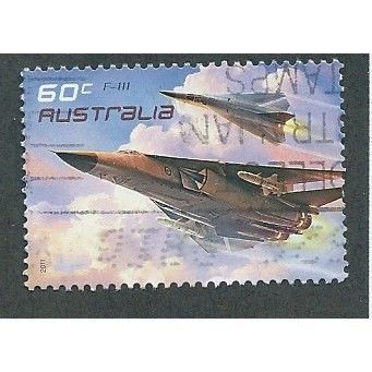 AUS 2011 60c 'RAAF F1-11' FINE USED (EBID36-048)