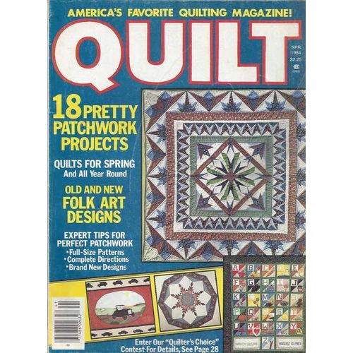 Quilting PATTERN Magazine Quilt spring 1984