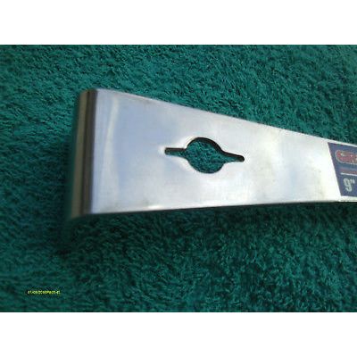 9 Inch Long Stainless Steel Prybar and Scraper Molding Trim Work Project New