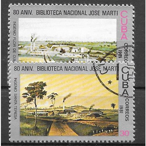 Cuba N° 2297 2299 YVERT OBLITERE ( USED )