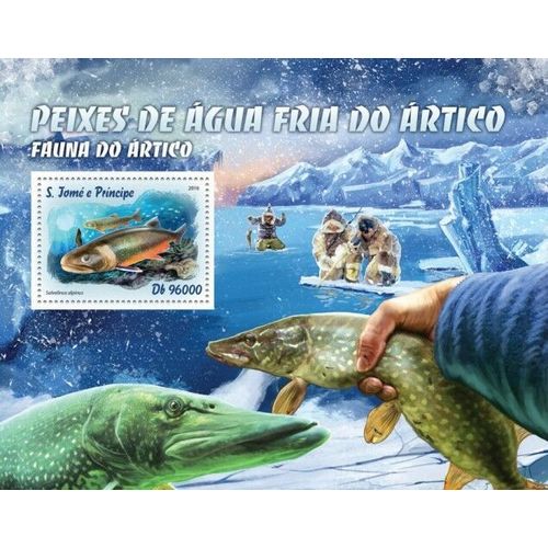 SAO TOME PRINCIPE 2016 SHEET MNH ARCTIC FISHES POISSONS ARCTIQUES MARINE LIFE 3A