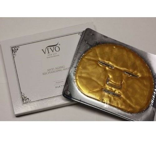 2 LOT VIVO PER LEI ANTI AGING RECHARGING MASK BOX 8 Masks Total New Sealed