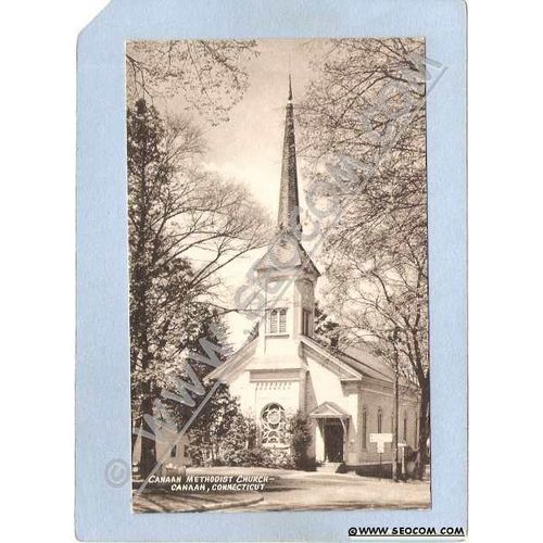 CT Canaan Canaan Methodist Church Street Scene Intersection ct_box1~418