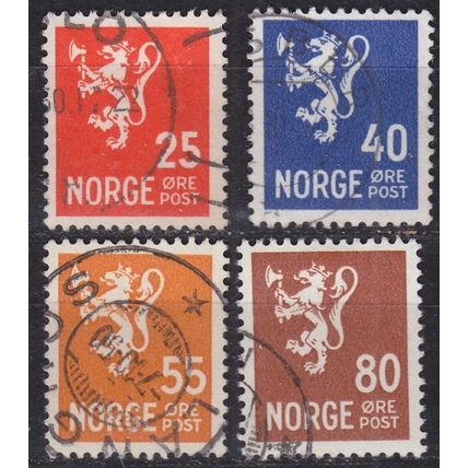 NORWEGEN NORWAY [1946] MiNr 0319-22 ( O/used )