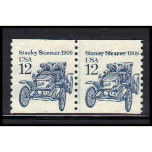 2132 12c Stanley Steamer Fine MNH Dry Gum CNP Left 1 QA0236