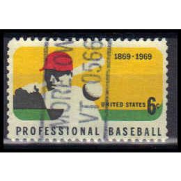 Used 1381 6c Baseball Moretown, VT. E2083