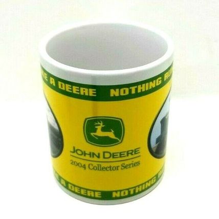 John Deere Tractor Mug Coffee Cup Nothing Rides Like Deere Yellow & Green (G27)