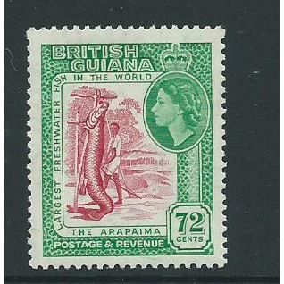 british guiana stamps sg342 sg 342 hm waterlow printing