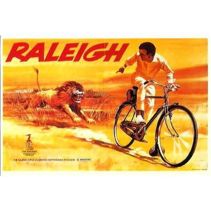 Advertising RALEIGH CYCLES Postcard (Mayfair RC 599)