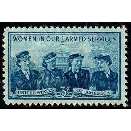USA 1952 Women in Armed Services 3c Used Stamp