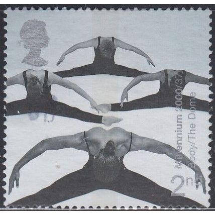 GB, 2000 2nd Millennium, SG 2166 (Scott #1926), used.