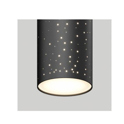 Artika Cosmic 13.5-Watt 1 Light Black Modern 3 CCT Integrated LED Mini Pendant