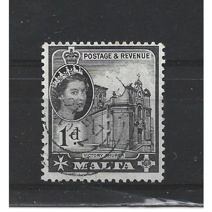 Malta.SG268 1d Victory Church.Fine Used.Apr25b