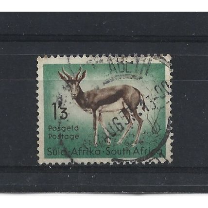 SouthAfrica.SG160 1s 3d Springbok.Fine Used.Aug25g