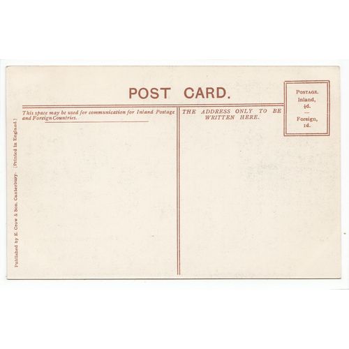 Archbishop Temple's Monument Canterbury Cathedral E Crow Postcard