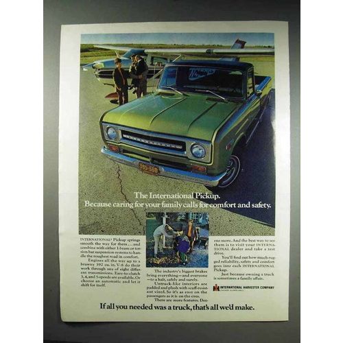 1970 International Harvester Pickup Truck Ad - Family