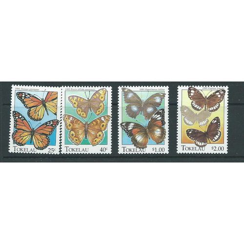 new zealand tokelau islands sg230 sg 230 butterflies mnh