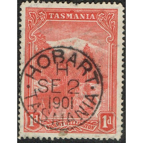 Tasmania 1899 1d Bright Lake SG230 FU