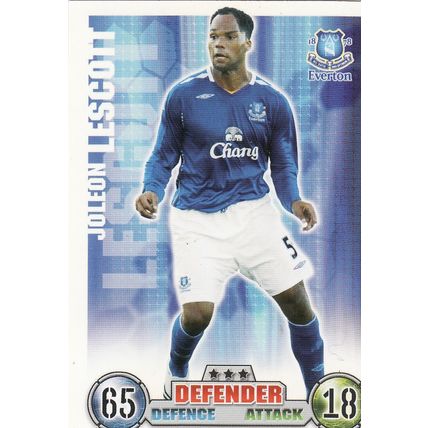 Match Attax 2007/2008 Joleon Lescott Everton