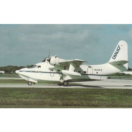 Chalks International Airlines Grumman G11 Albatross Civil Aviation Card (A18648)
