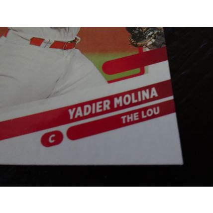 2021 Donruss Card # 172B Yadier Molina Variation Mint (9) St Louis Cardinals