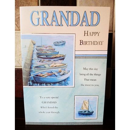 Grandad Birthday Card) 0013 - NEW IN - 2022