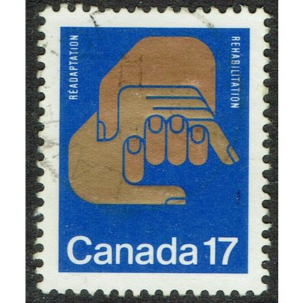 Canada 1980 Rehabilitation 17c Gold and Blue SG979 GU