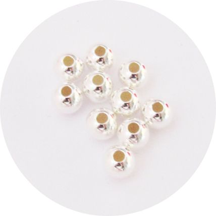 5mm 925 Sterling Silver Round Beads Perfect Spacer Bead Quality 3 pack sizes C21