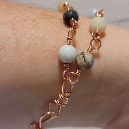 Handmade Amazonite Double Strand Bracelet