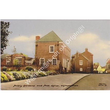 RP Post Office and Priory Gardens Wymondham Norfolk