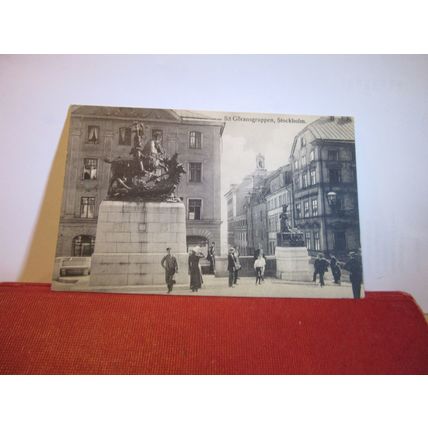 ST. GORANSGRUPPEN, STOCKHOLM, SWEDEN unused antique postcard =