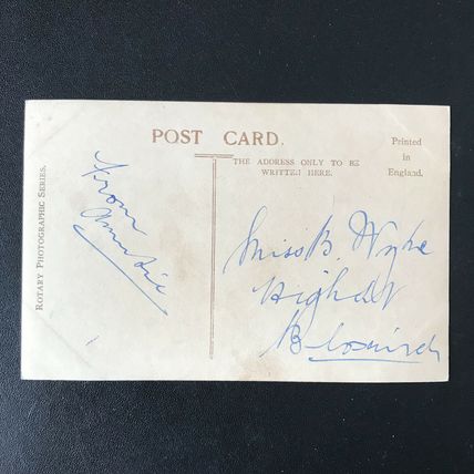 EDWARDIAN Theatre Music Hall Miss VIOLET LLOYD Rotary Photographic Postcard