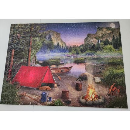 Vermont Christmas Co. 1000 Piece Jigsaw Puzzle Wilderness Trip by David Maclean