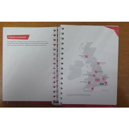 2012 LONDON OLYMPICS ATHLETES' TRANSPORT GUIDE - RARE