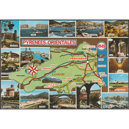 Département de Pyrénées Orientales, 1988 - Estel CPM