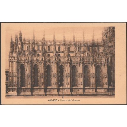 Fianco del Duomo, Milano, c.1920s - Capello Cartolina