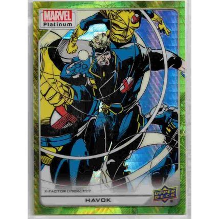 MARVEL PLATINUM ' YELLOW SPOTLIGHT ' card # 194 HAVOK (2022)