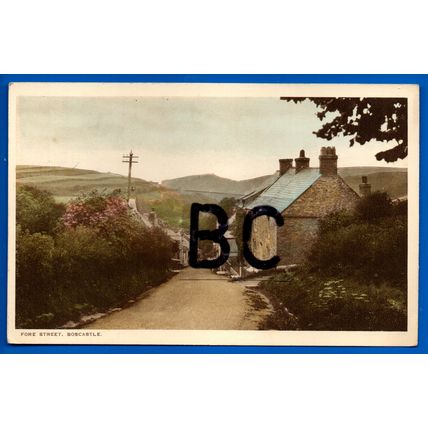 Postcard Fore Street Boscastle Cornwall Nr Trevalga Tintagel Crackington