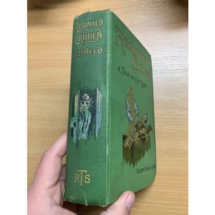 ANTIQUE TALBOT BAINES REED "REGINALD CRUDEN" ILLUSTRATED FICTION BOOK (P5)