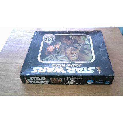 STAR WARS Jigsaw Puzzle (140 Piece) Kenner + Catalogue. VINTAGE 1977 (COMPLETE)