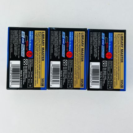 JVC TC-30 EHG 30-Minute VHS-C Blank Tapes (3-Pack) Extra High Grade Video NEW